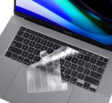 Ultra Thin Clear Keyboard Cover for 2020-2024 New MacBook Pro 13 Inch Model A2338 M2 M1 A2289 A2251 & 2020 2019 MacBook Pro 16 inch Model A2141 with Touch Bar & Touch ID Keyboard Skin Protector Cover