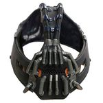 WELLMILLER Bane Mask Adult Costume Props for Dark Knight Cosplay, Gunmetal, Medium