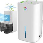 Dehumidifiers for Home Small Quiet Dehumidifier 30oz 850ml Portable Mini Electric Dehumidifier with Smart Features Auto-Off for Damp Home, Room, Bedroom, Bathroom Wardrobe, Basement, Office,Garage,RV