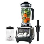 Libra 2200 Watt Digital Commercial Blender With 100% Copper Motor, 8 Pre-Set Function, Timer And 2 Bpa Free Jars | Heavy Duty Professional Blender Machine | Dry, Wet Grinder For Restaurants & Shops