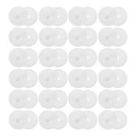 NOLITOY 50 Set Doll Joints Animal Joints 35MM White Plastic Doll Joints Soft Making Limbs and Head Joints for Bear Making DIY Crafts (35MM)