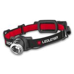 Ledlenser H8R Rechargeable Head Torch LED, 600 Lumens Super Bright Headlamp, with Red Rear Light, USB Charging, IP54, Focusable, Ideal Work Torch, Camping Equipment or Fishing Accessories