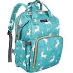 PACKNBUY Diaper Bag for Mothers Stylish Big Size Spacious Green