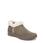 BZees Women's Gift Booties Ankle Boot, Olive, 10 Wide