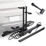CyberRack E2 Ebike Rack for 2 Bike, 200 lbs Capacity Heavy Duty Electric Bike Carrier, 5-inch Fat Tire Bicycle for 2'' Receiver Cars Trucks SUVs Minivans RV, Trailer