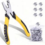 300 Pcs Wire Cage Clips and Pliers,