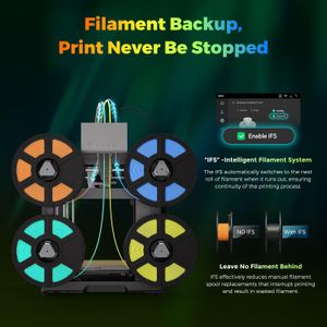 FLASHFORGE AD5X Multi-Material 3D Printer – High Precision, Large Build