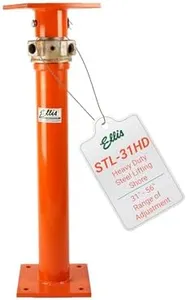 ELLIS Heavy-Duty Adjustable Steel Shore – Foundation Jack for Basement, Floor Leveling, and Concrete Bracing – 40,000 lb Safe Load Capacity – 31"-56" Adjustment