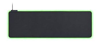 Razer Goliathus Extended Chroma - Soft Extended Gaming Mouse Mat Chroma RGB Lighting (Cable Holder, Fabric Surface, Quilted Edge, Optimized for all Mice) Black