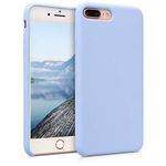 M Cart Liquid Silicone Soft Back Cover Case for Apple iPhone 7 Plus/iPhone 8 Plus (Lilac)