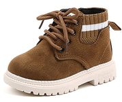Baby Boys Girls Anti Slip Rubber Sole Boot Shoes Toddler First Walker Newborn Crib Shoes 5 Toddler