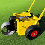 StadiumMax Wheel Transfer Line Marking Machine | Sports Pitches & Court Marking | Multiple Wheel Thicknesses & Optional Paint (With 10L Tub of Paint, 4" Line Marker Thickness)