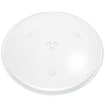 Replacement for Panasonic NNSD797S Microwave Glass Plate - Compatible with Panasonic B06014W00AP Microwave Glass Turntable Tray - 14 7/8" (380mm)