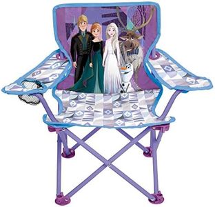 Disney Frozen 2 Camp Chair for Kids, Portable Camping Fold N Go Chair with Carry Bag