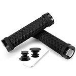 Bike Handlebar Grips Double Lock-on Bicycle Bar Ends for Mountain MTB BMX 22.2cm