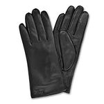 Navaris Women's Nappa Leather Touchscreen Gloves - With Cashmere Mix Lining