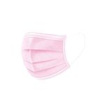 Pink Face Mask(100 Pack),Activated Carbon 3-Ply Disposable Adult Printing Non-Woven Fabric Mask with Nose Clips Ear Loop, Non-Medical Safety Comfortable Breathable for Unisex Men Women