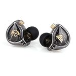 Linsoul QKZ x HBB 10mm Titanium-Coated Diaphragm HiFi In-ear Monitor Earphones with Semi-open Cavity, Detachable 2Pin Silver-plated Cable, Noise Canceling for Audiophile (Without mic)