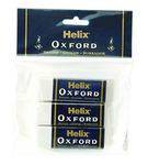 Helix Oxford Large Sleeved Eraser (Pack of 3)