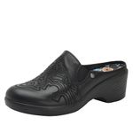 Alegria Women's Sereniti Leather Clog, Coal, 6