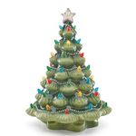 Lenox 890573 Treasured Traditions Green Light-Up Tree Figurine