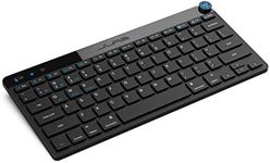 JLab Go Wireless Keyboard, Black, Connect Via Bluetooth or USB Wireless Dongle, Multi-Device Ultra-Compact for a Minimalist or Portable Set-Up