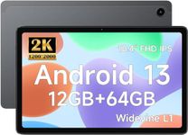 10.4 Inch Android13 Tablet by ALLDOCUBE, 2000 * 1200 in-Cell IPS Screen, 12GB RAM (4+8 Virtual)+64GB ROM 2TB TF Expandable, Widevine L1, Unisoc T618 8 Core CPU, 6000mAh, 5G/2.4G WiFi GPS