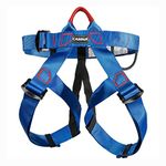 B Baosity Outdoor Sport Climbing Harness, Blue