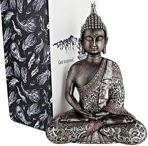 25DOL Buddha Statues for Home. 10.3" Buddha Statue (The Final Meditation). Collectibles and Figurines, Meditation Decor, Spiritual Living Room Decor, Yoga Zen Decor, Hindu and East Asian Décor