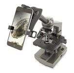 Carson Beginner 100x-1000x Compound Student Microscope with Mechanical Stage and Universal Smartphone Digiscoping Adapter (MS-100SP)