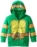 Teenage Mutant Ninja Turtles Boys Costume Novelty Hoodies, Green, 4T US