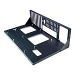 ALAMENGDA DIY Gaming Computer Case, ATX Open Chassis Case Rack for ATX/M-ATX/ITX Motherboards,Widely Body Heat Dissipation Design, SSD Motherboards Accessories