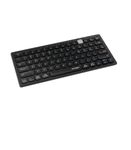 Kensington Wireless Keyboard - Multi Device Dual Wireless Compact Keyboard; Connects via Bluetooth or USB 3.0, QWERTY UK Layout Mini Keyboard, Windows, Mac, iOS & ChromeOS Compatible (K75502UK),black