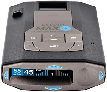 Escort MAX 360c Laser Radar Detector - WiFi and Bluetooth Enabled, 360° Protection, Extreme Long Range (Renewed)