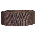 Strapworks Lightweight Polypropylene Webbing - Poly Strapping for Outdoor DIY Gear Repair, Pet Collars, Crafts – 2 Inch x 25 Yards - Brown