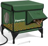 Weatherproof Heated Cat House for O