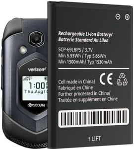 Qoutmcuy SCP-69LBPS - SCP-63LBPS Battery, 2026 New Upgraded Replacement Battery for Kyocera DuraXV LTE E4610 DuraXV E4520 DuraXA E4510 DuraXE E4710 E4281