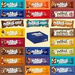 Nakd Bars Multipack 24 - Nakd Fruit And Nut Bars 24 x 30-45g. Breakfast Bars Food. Vegan, Dairy Free, Wheat Free, Gluten Free Bars. (Nakd Bars 24 and Nakd Bar)