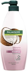 Palmolive Naturals Hair Shampoo, 700mL, Intensive Moisture with Coconut Cream, For Coarse or Dry Hair, No Parabens, Phthalates or Colourants