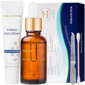 Toenail Fungus Treatment, Nail Fungus Treatment for Toenail, Toe Nail Fungus Treatment Extra Strength, Fungus Nail Treatment, Nail Fungus Treatment for Nail, Fungus Treatment for Fingernails, Liquid(15ML) and Nail Repair Cream(20G) Kit, Restore Healthy Nails