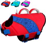 Fragralley Dog Life Jacket with High Buoyancy, Reflective Strips, Rescue Handle, Adjustable Fit, Quick Release Buckles, Tear-Resistant Nylon, Swim Life Vest for Small Medium Large Dogs