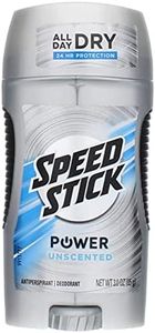 Speed Stick Power Anti-Perspirant Deodorant Unscented 3 oz (Pack of 8)
