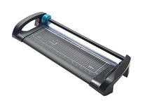 Avery A3 Office Paper Cutter Trimmer, Lightweight Paper Cutter, Black and Teal, 12 Sheet Capacity, A3TR