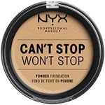 NYX Professional Makeup Can't Stop Won't Stop Full Coverage Powder Foundation - True Beige