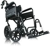 Airgo comfort plus xc transport chair, 12" wheels, Black Wheelchairs, 21 Pound