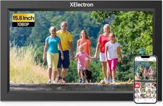 XElectron 15.6 Inch Large Digital Picture Frame, WiFi Digital Photo Frame with 16GB Storage and SD Card Slot/USB Port, Free Storage, 1920x1080 IPS FHD Touch Screen - Gift for Friends and Family