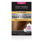 John Frieda Sheer Blonde Precision Foam Colour 7G Dark Golden Blonde Hair Dye for Blonde Hair, Non-Drip Permanent Hair Colour, 100% Grey Coverage