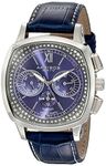 Akribos XXIV Men's AKR462BU Grandoise Multi Function Diamond Swiss Quartz Square Watch