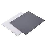 A4 size 2in1 Grey Card Gray White Balance 18% Exposure Photography Card Custom Calibration Camera Checker Video, DSLR and Film Metering Reference Card