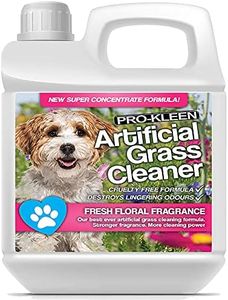 Pro-Kleen Artificial Grass Cleaner for Dogs and Pet Friendly Cruelty Free Disinfectant with Deodoriser 4 in 1 (10:1 Super Concentrate Makes 10 litres) (1 Litre (Floral))